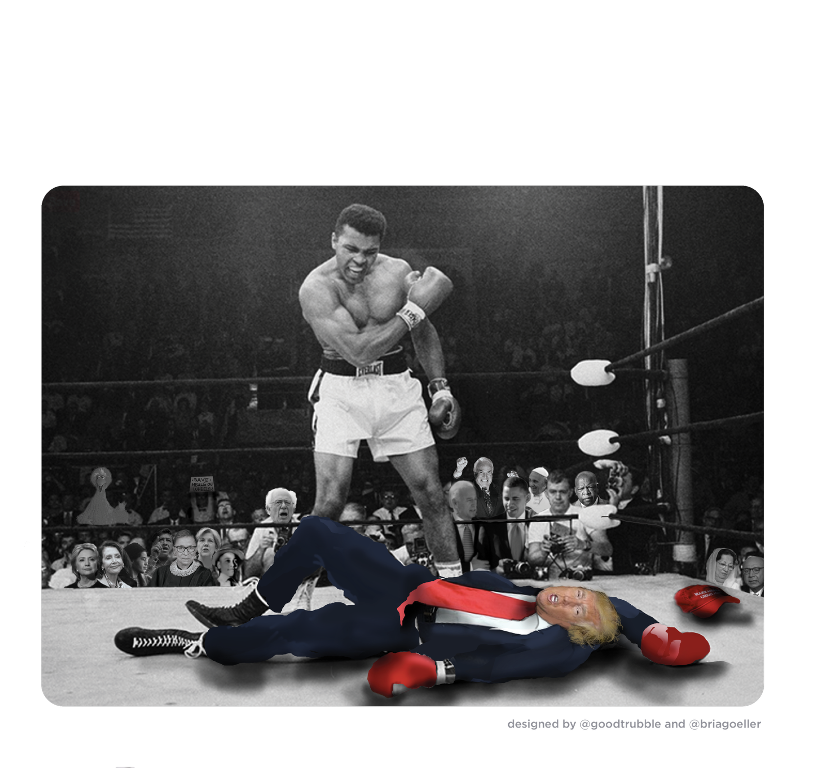 Ali Knockout â Good Trubble. Float like history. Sting like truth.