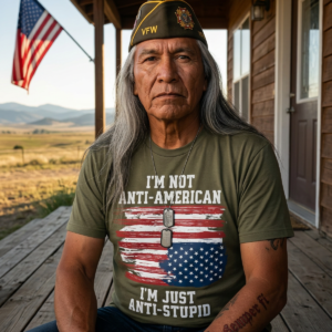 I'm Not Anti-American I'm Just Anti-Stupid Unisex Graphic Tee | Patriotic Protest Shirt | Good Trubble