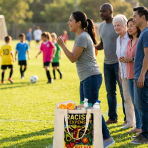 Racism = Expensive Canvas Tote Bag | Social Justice Statement Bag | Good Trubble